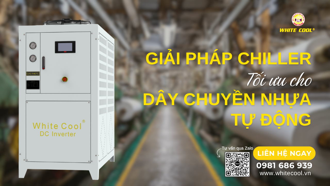 tự động hóa trong sản xuất nhựa - giải pháp chiller tối ưu