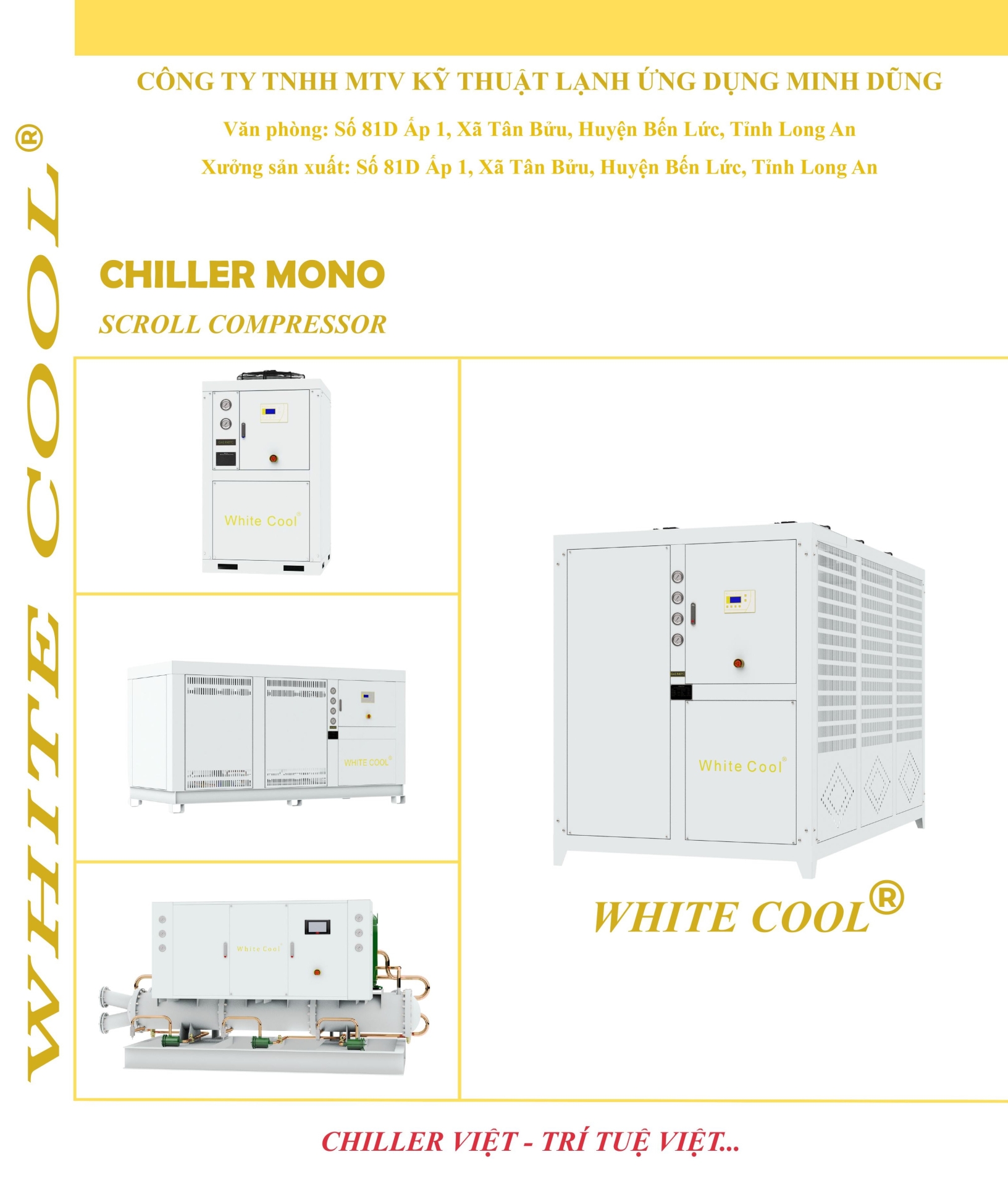 CATALOGUE CHILLER MONO WHITECOOL (SCROLL COMPRESSOR)