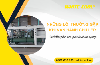 NHỮNG LỖI THƯỜNG GẶP KHI VẬN HÀNH CHILLER VÀ CÁCH KHẮC PHỤC HIỆU QUẢ CHO DOANH NGHIỆP