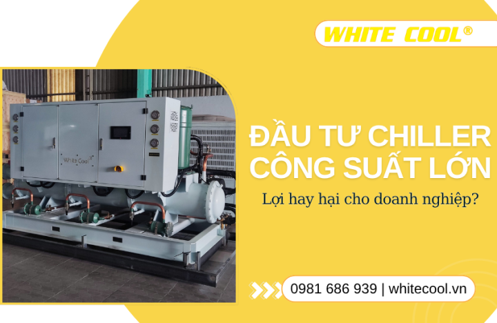 ĐẦU TƯ CHILLER CÔNG SUẤT LỚN: LỢI HAY HẠI CHO DOANH NGHIỆP?