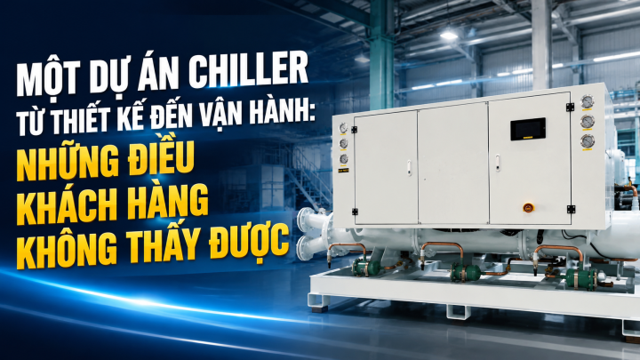 MỘT DỰ ÁN CHILLER TỪ THIẾT KẾ ĐẾN VẬN HÀNH: NHỮNG ĐIỀU KHÁCH HÀNG KHÔNG THẤY ĐƯỢC?