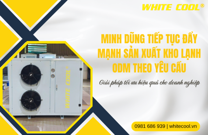 MINH DŨNG TIẾP TỤC ĐẨY MẠNH SẢN XUẤT KHO LẠNH ODM THEO YÊU CẦU
