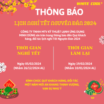 THÔNG BÁO LỊCH NGHỈ TẾT NGUYÊN ĐÁN 2024
