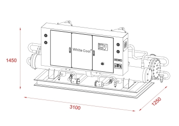 MÁY LÀM LẠNH NƯỚC - NƯỚC GIẢI NHIỆT 100HP