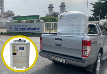 CUNG CẤP MÁY LÀM LẠNH NƯỚC CHILLER GIÓ 05HP CHO NHÀ MÁY NHIỆT ĐIỆN ME KONG