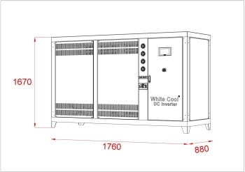 MÁY LÀM LẠNH NƯỚC-NƯỚC GIẢI NHIỆT DC INVERTER 30HP