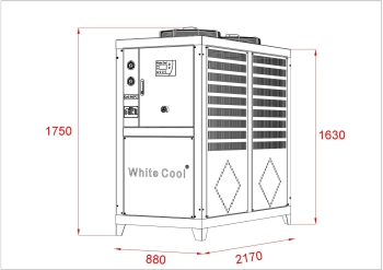 MÁY LÀM LẠNH NƯỚC GIÓ GIẢI NHIỆT 20HP