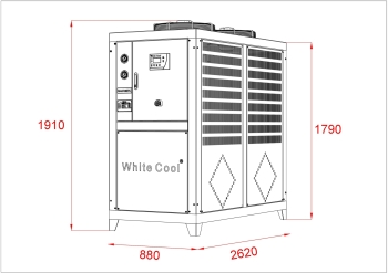 MÁY LÀM LẠNH NƯỚC GIÓ GIẢI NHIỆT 25HP