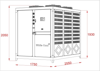 MÁY LÀM LẠNH NƯỚC GIÓ GIẢI NHIỆT 40HP