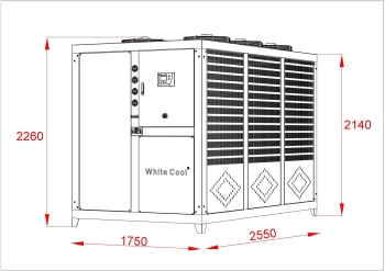MÁY LÀM LẠNH NƯỚC GIÓ GIẢI NHIỆT 50HP