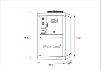 MÁY LÀM LẠNH NƯỚC GIÓ GIẢI NHIỆT 05HP