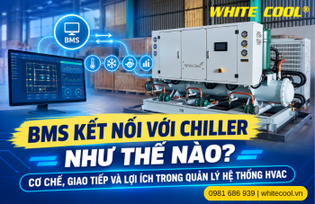 BMS KẾT NỐI VỚI CHILLER NHƯ THẾ NÀO? CƠ CHẾ, GIAO TIẾP VÀ LỢI ÍCH TRONG QUẢN LÝ HỆ THỐNG HVAC