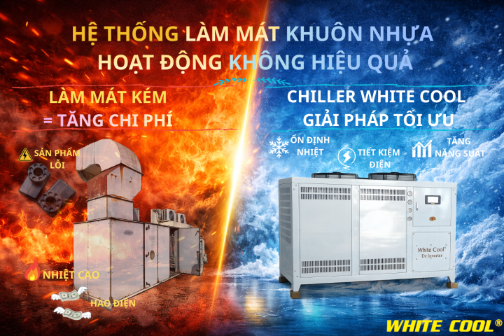 HỆ THỐNG LÀM MÁT KHUÔN NHỰA HOẠT ĐỘNG KHÔNG HIỆU QUẢ