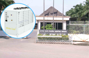 CUNG CẤP MÁY LÀM LẠNH NƯỚC CHILLER 25HP CHO CÔNG TY CỔ PHẦN NHÔM - NHỰA KIM HẰNG